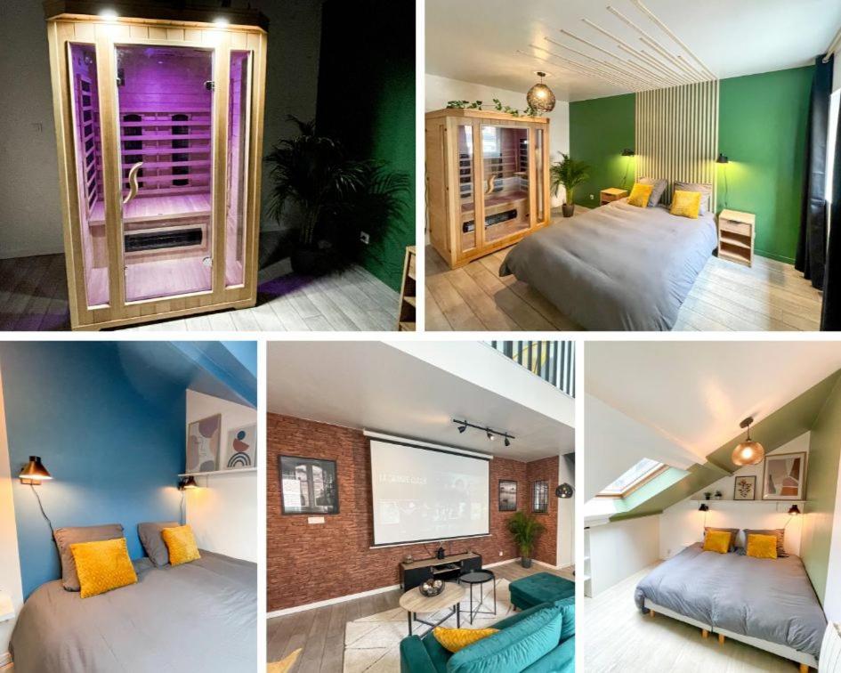 Superbe Appartement-Sauna-Cinema-Parking-Gare Amiens Kültér fotó
