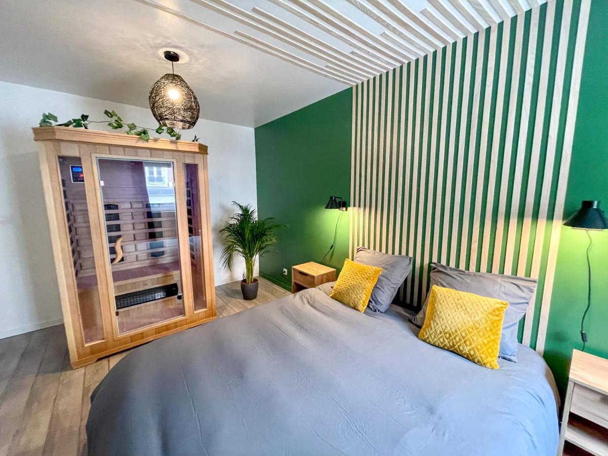 Superbe Appartement-Sauna-Cinema-Parking-Gare Amiens Kültér fotó