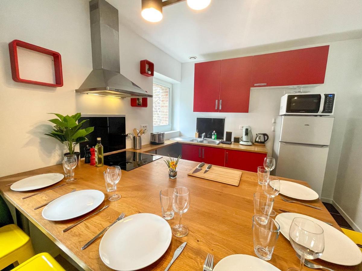 Superbe Appartement-Sauna-Cinema-Parking-Gare Amiens Kültér fotó