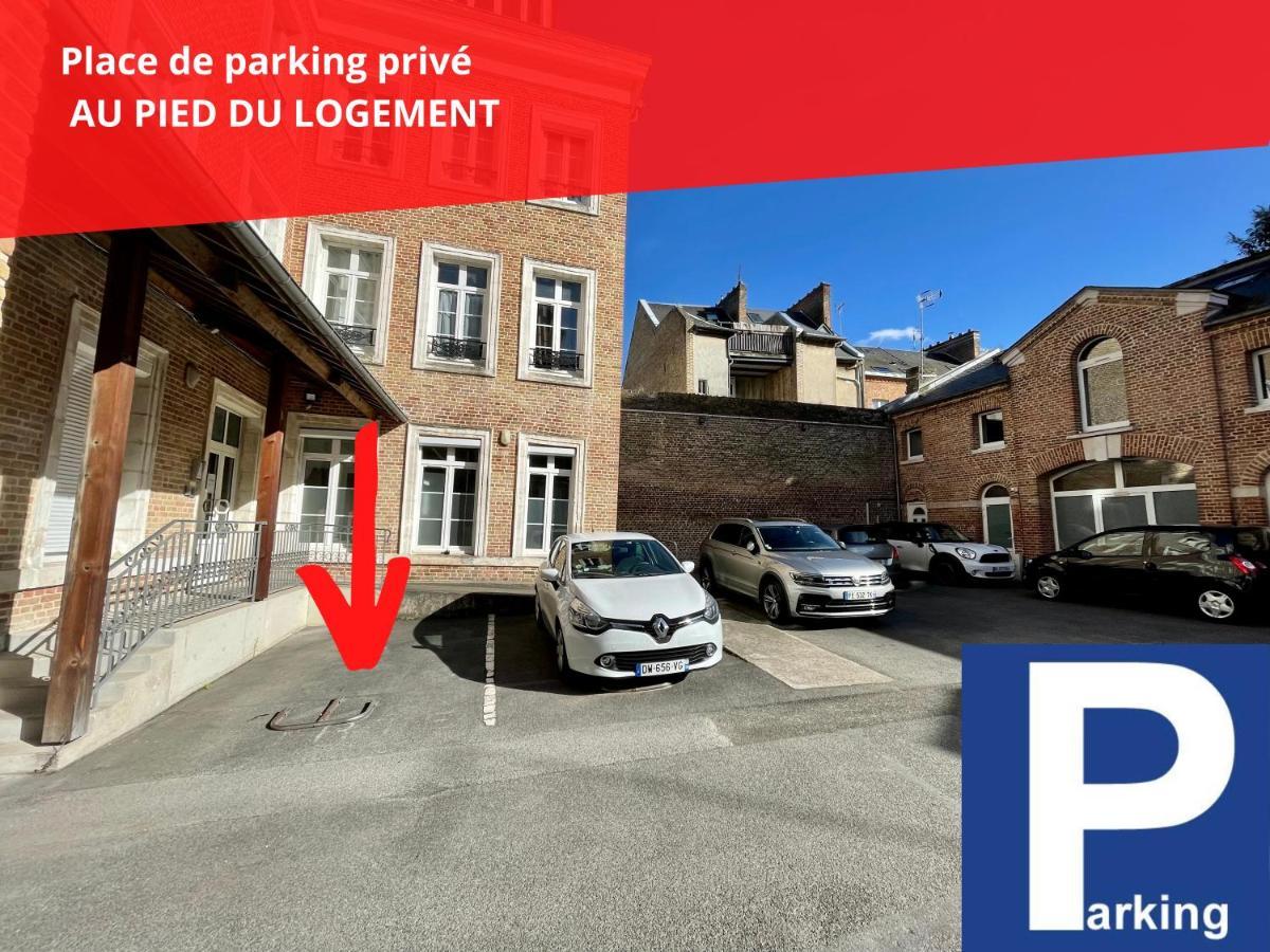 Superbe Appartement-Sauna-Cinema-Parking-Gare Amiens Kültér fotó