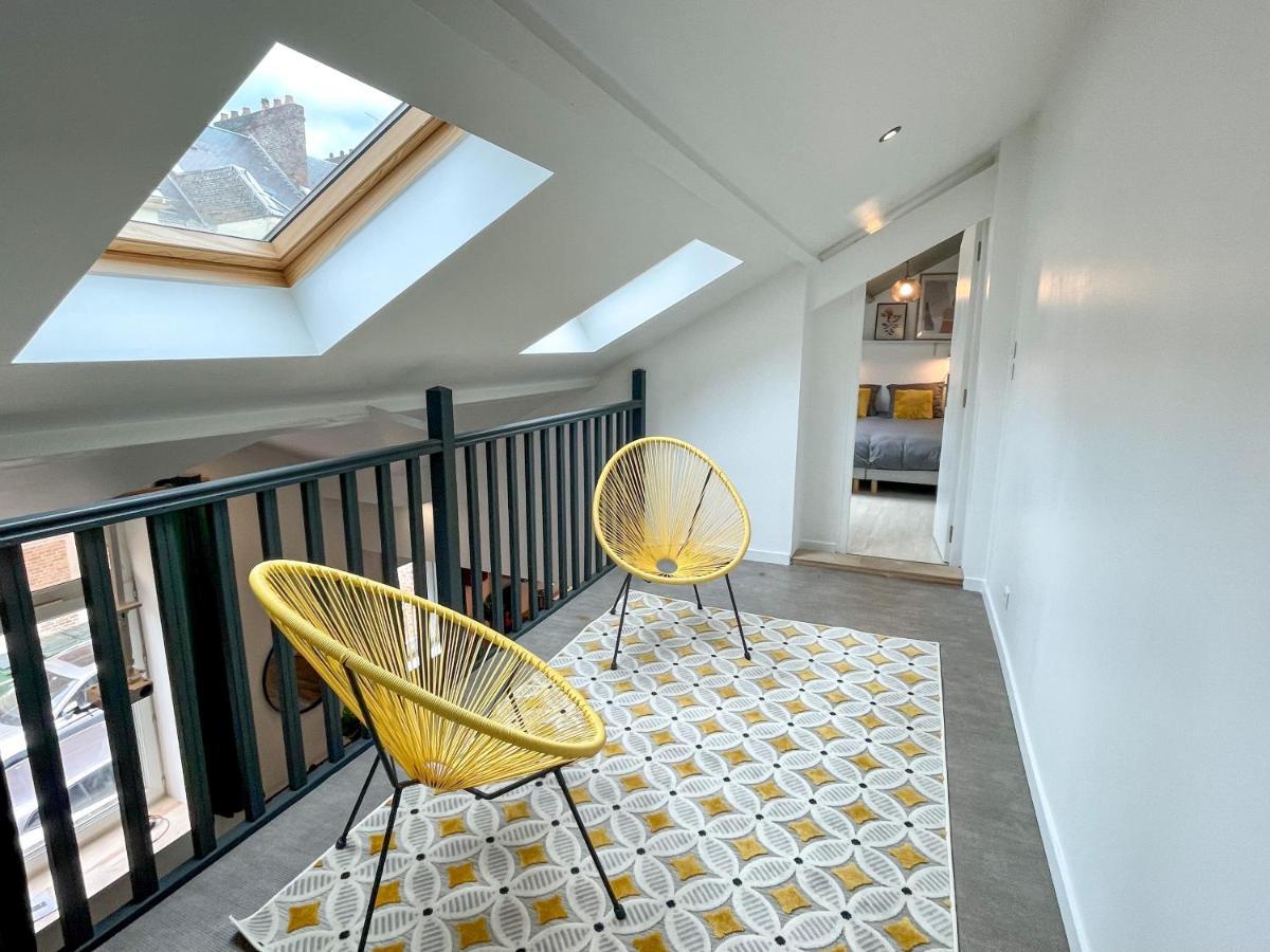 Superbe Appartement-Sauna-Cinema-Parking-Gare Amiens Kültér fotó